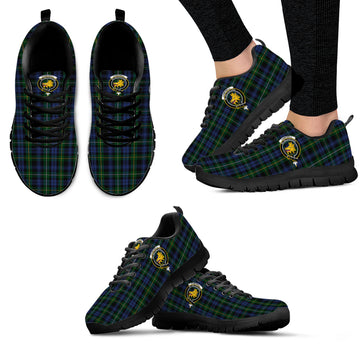 Campbell of Argyll #01 Tartan Sneakers with Family Crest