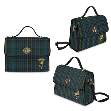 Campbell of Argyll #01 Tartan Waterproof Canvas Bag with Family Crest