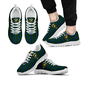 Campbell of Argyll #02 Tartan Sneakers with Family Crest
