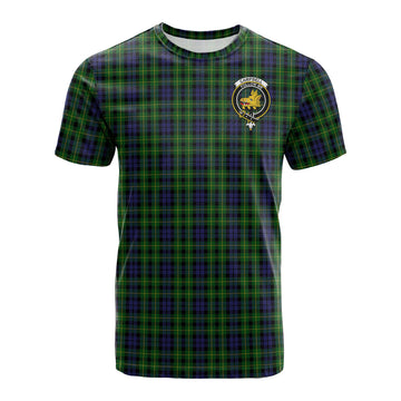 Campbell of Breadalbane Tartan T-Shirt with Family Crest