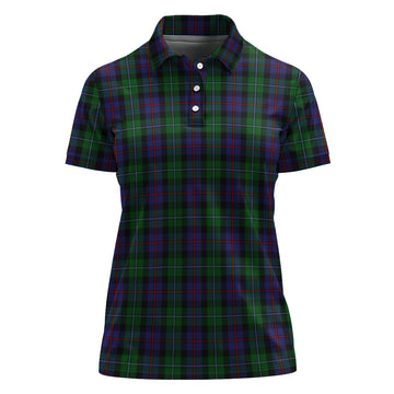 Campbell of Cawdor Tartan Polo Shirt For Women