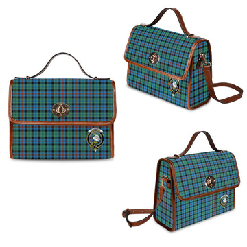 Campbell of Cawdor Ancient Tartan Waterproof Canvas Bag with Family Crest