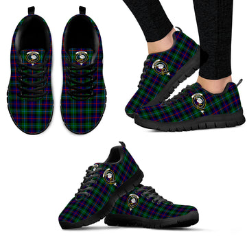 Campbell of Cawdor Modern Tartan Sneakers with Family Crest