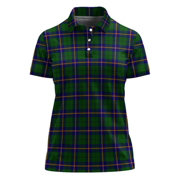 Carmichael Modern Tartan Polo Shirt For Women