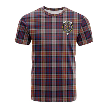 Carnegie Tartan T-Shirt with Family Crest