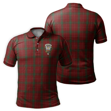 Carruthers Tartan Men's Polo Shirt with Family Crest