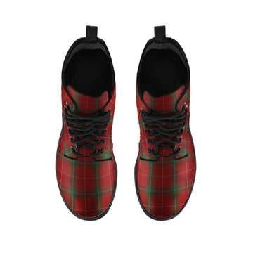 Carruthers Tartan Leather Boots