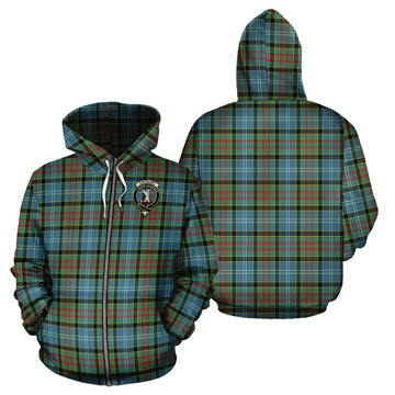 Cathcart Tartan Hoodie with Family Crest
