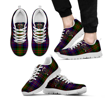 Chalmers Modern Tartan Sneakers with Family Crest