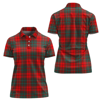 Cheyne Tartan Polo Shirt For Women
