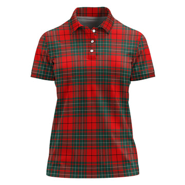 Cheyne Tartan Polo Shirt For Women