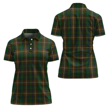 Chisholm Hunting Tartan Polo Shirt For Women