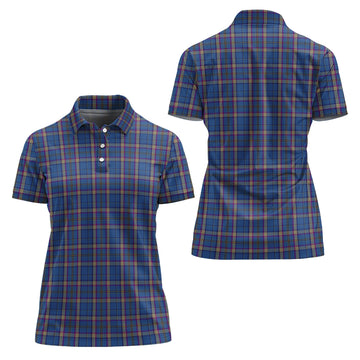 Cian Tartan Polo Shirt For Women