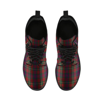 Clare County Ireland Tartan Leather Boots