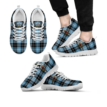 Clark Ancient Tartan Sneakers with Family Crest