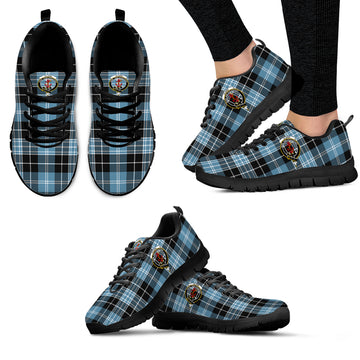 Clark Ancient Tartan Sneakers with Family Crest