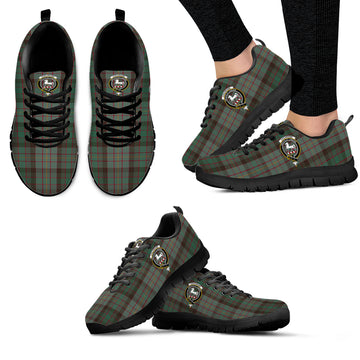 Cochrane Hunting Tartan Sneakers with Family Crest