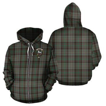 Cochrane Hunting Tartan Hoodie with Family Crest