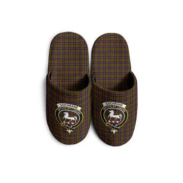Cochrane Modern Tartan Home Slippers with Family Crest