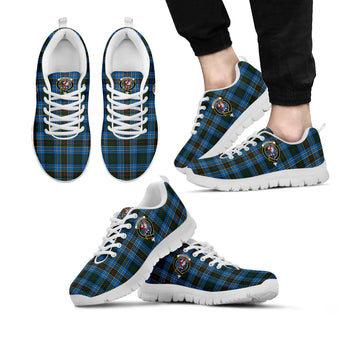 Cockburn Modern Tartan Sneakers with Family Crest