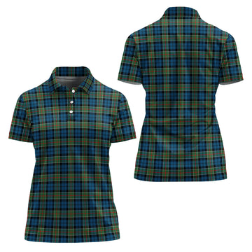 Colquhoun Ancient Tartan Polo Shirt For Women