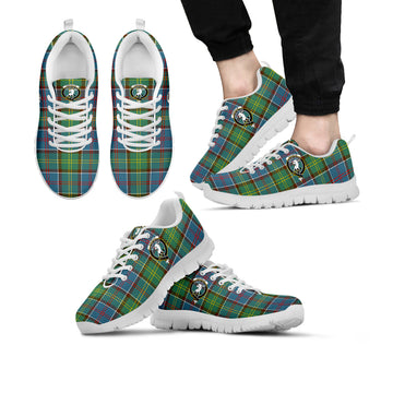 Colville Tartan Sneakers with Family Crest