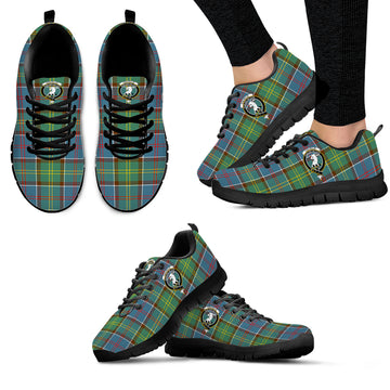 Colville Tartan Sneakers with Family Crest