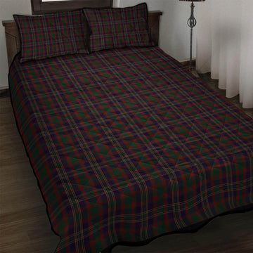 Cork County Ireland Tartan Quilt Bed Set