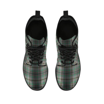 Craig Tartan Leather Boots