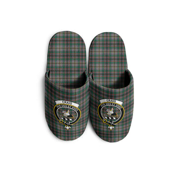 Craig Ancient Tartan Home Slippers with Family Crest