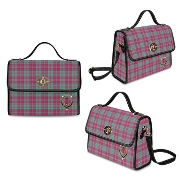 Crawford Ancient Tartan Waterproof Canvas Bag with Family Crest