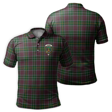 Crosbie Tartan Men's Polo Shirt with Family Crest