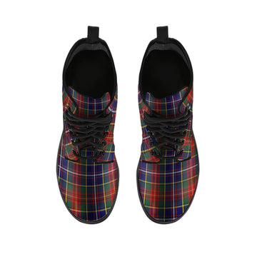 Crozier Tartan Leather Boots