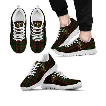 Cumming Hunting Tartan Sneakers with Family Crest