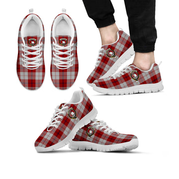 Cunningham Dress Tartan Sneakers with Family Crest