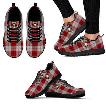 Cunningham Dress Tartan Sneakers with Family Crest