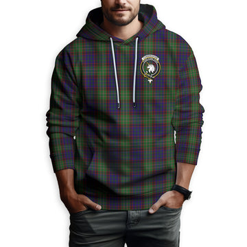 Cunningham Hunting Tartan Hoodie with Family Crest