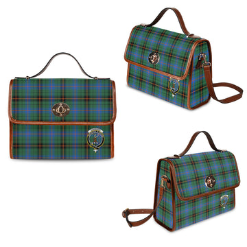Davidson Ancient Tartan Waterproof Canvas Bag with Family Crest