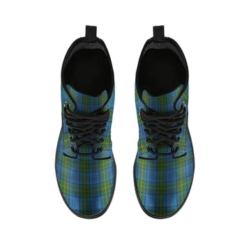 Donegal County Ireland Tartan Leather Boots