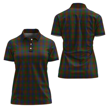 Dorward Dogwood Tartan Polo Shirt For Women