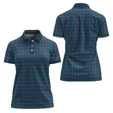 Douglas Modern Tartan Polo Shirt For Women