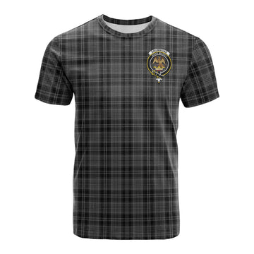 Drummond Grey Tartan T-Shirt with Family Crest