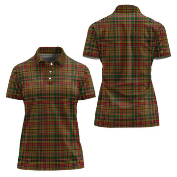 Drummond of Strathallan Tartan Polo Shirt For Women
