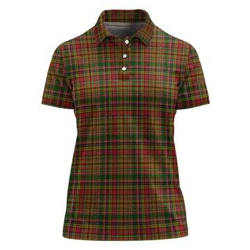 Drummond of Strathallan Tartan Polo Shirt For Women