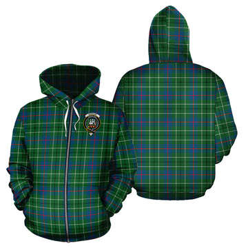Duncan Ancient Tartan Hoodie with Family Crest