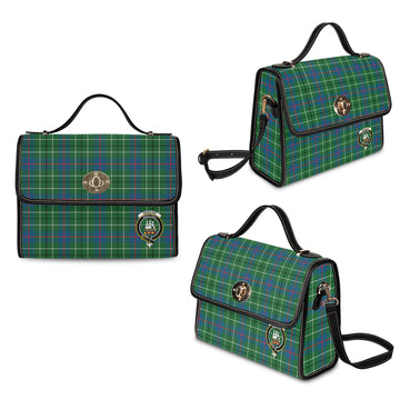 Duncan Ancient Tartan Waterproof Canvas Bag with Family Crest