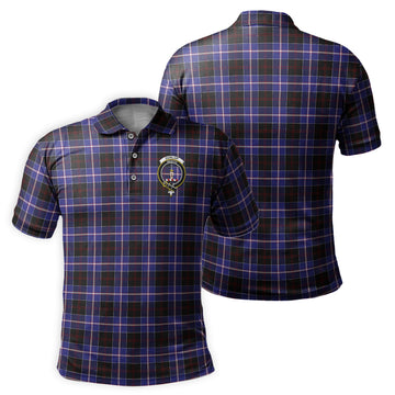 Dunlop Modern Tartan Men's Polo Shirt with Family Crest