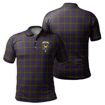Durie Tartan Men's Polo Shirt with Family Crest