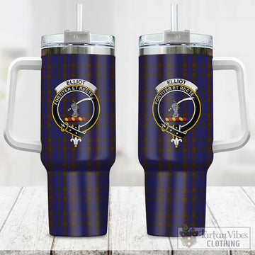 Elliot Tartan and Family Crest Tumbler with Handle