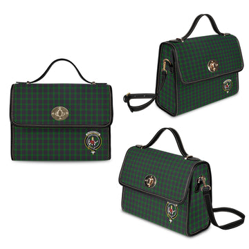 Elphinstone Tartan Waterproof Canvas Bag with Family Crest
